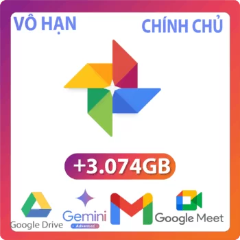 Google Photo 2TB tới 30TB